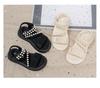Summer 2026 Girls' Pearl Sandals: Elegant Korean-Style Princess Beach Shoes