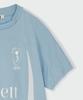 FALLETT Sports Football Short Sleeve T-Shirt Sky Blue
