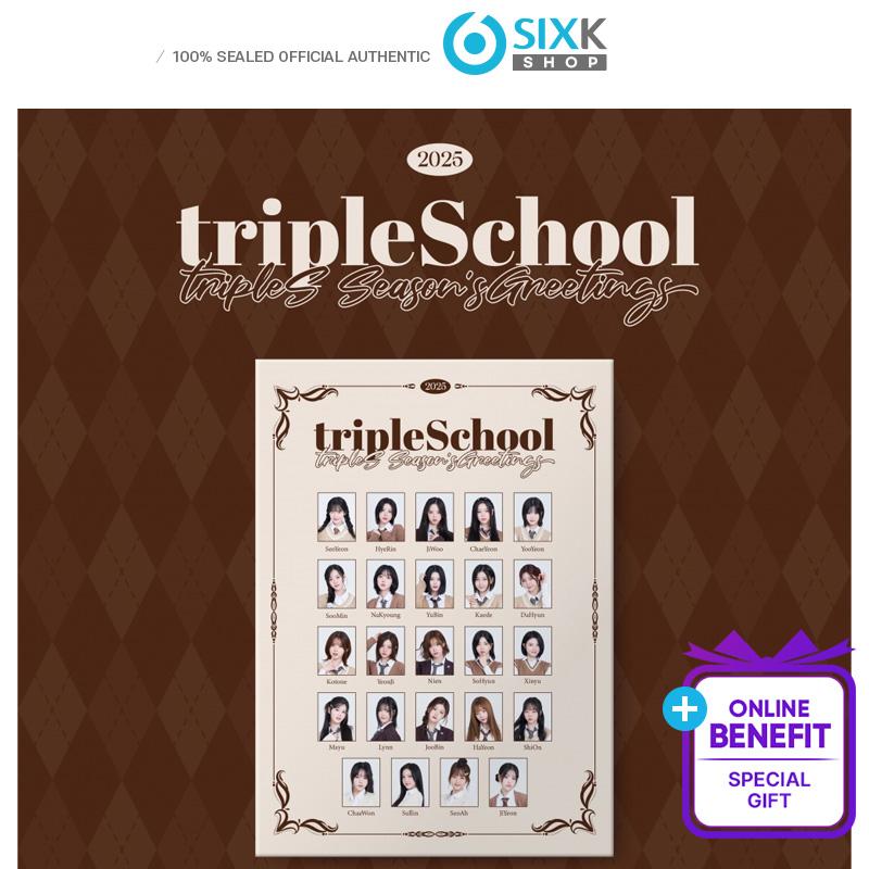 

[Предварительный заказ] TripleS - ПОЗДРАВЛЕНИЯ С НОВЫМ 2025 ГОДОМ [TripleSchool] (Онлайн-преимущество) (Tennis Club) EVERLINE