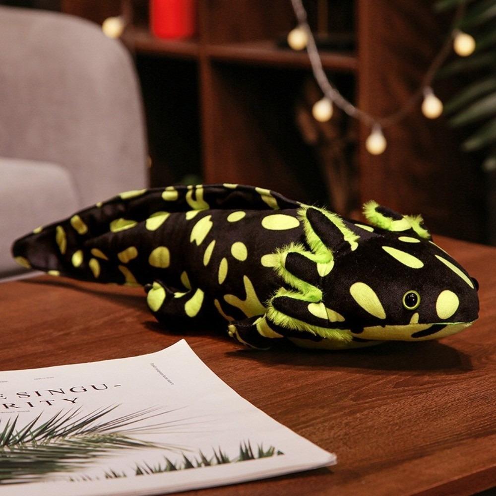 

New 23/45Cm Newt Salamander Plush Toy Cute Axolotl Doll Colorful Stuffed Soft Pillows Keychain Pendant Room Sofa Cushion Gift (As shown-33240)-