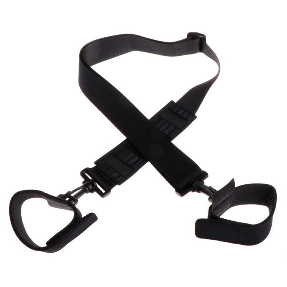 Fishing Rod Fixed Belt Portable Outdoor Waist Strap Adjustable Shoulder Strap Fishing Tool Fishing Rod Accessories 3.8 x 120cm