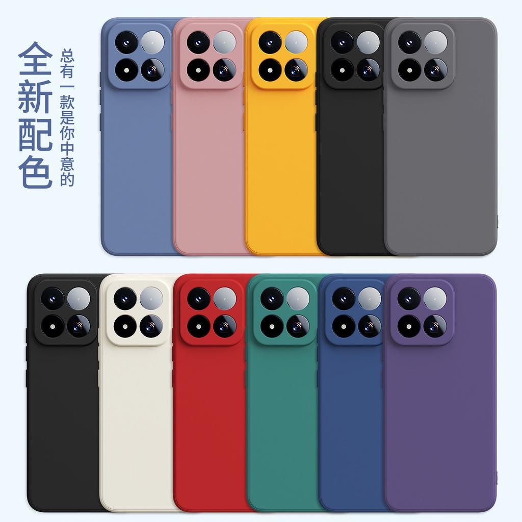 Applicable To Xiaomi 11Max Mobile Phone Case Straight Edge Liquid Silicone Xiaomi11Max Ultra-thin Skin-friendly and Anti-drop Protective Cover