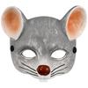 3D-Mausmaske, braun, leicht, für Partys, Halloween, Karneval, Maskenball, Kostümbälle, Erwachsene und Kinder – Kostümaccessoire