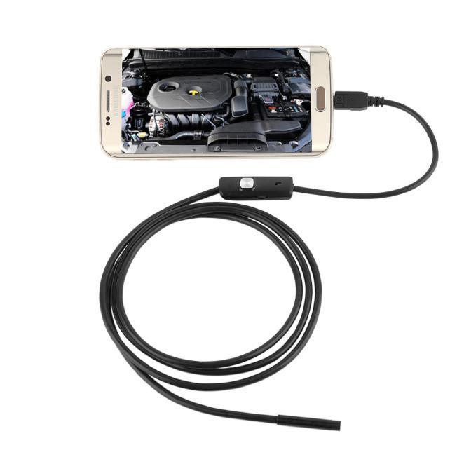 Hot 5,5mm Endoskop-Wasserdichte Inspektionskamera 6 LED für Android-Telefon Hot 5,5mm Endoskop-Wasserdichte Inspektionskamera 6 LED für Android-Telefon
