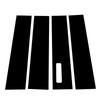 4PCS Glossy Black Door Window Decal Pillar Posts Trim Cover Sticker Car Accessories For Ford F-150 2015 2016 2017 2018