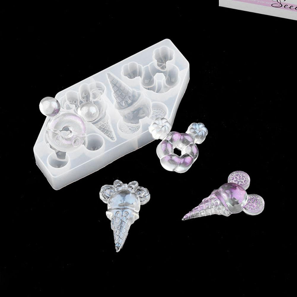 Silicone Reusable Ice Cream DIY Mold Portable Doughnut Making Mold Accessories