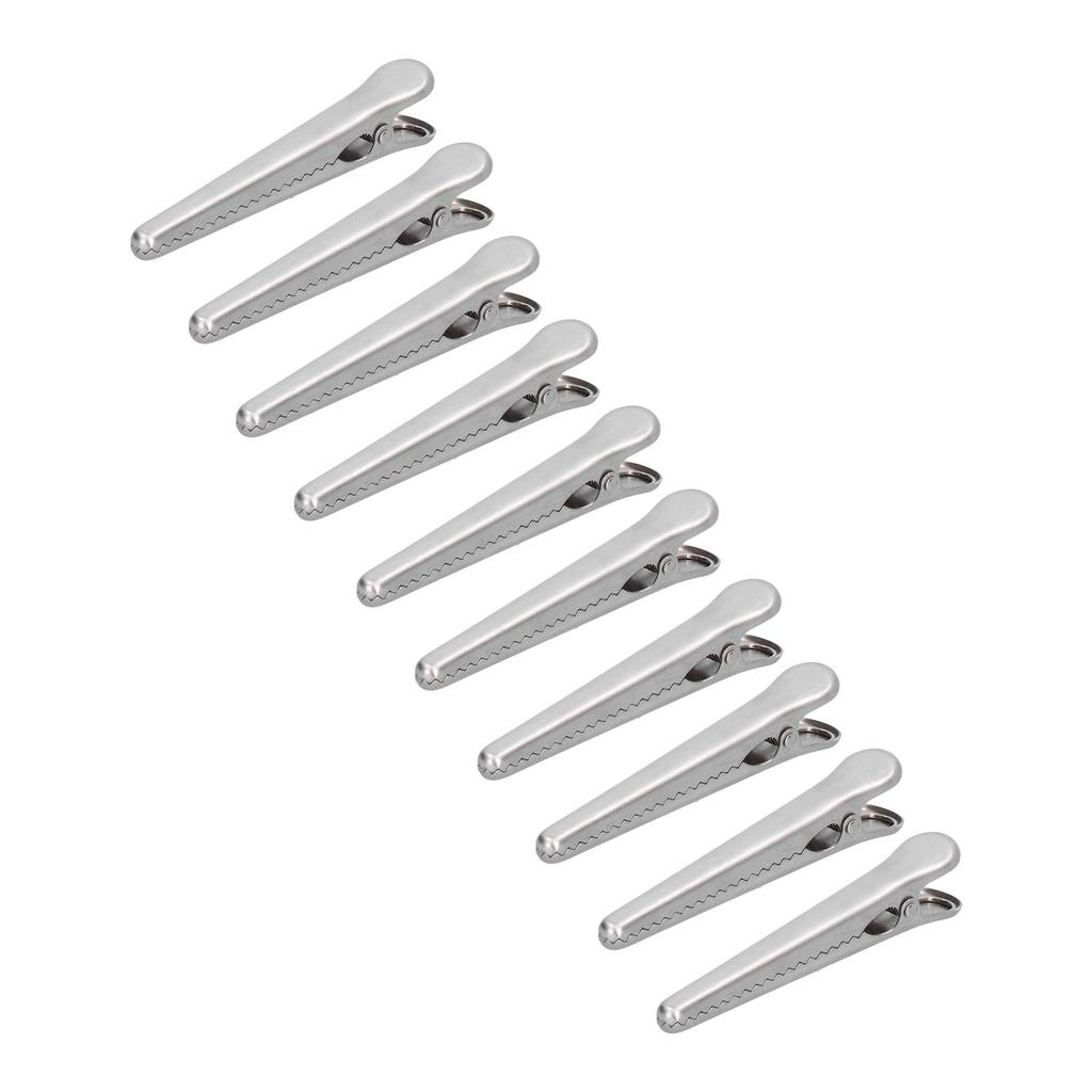 10PCS Stainless Steel Sealing Clip Coffee Bag Sealing Clip Food Bag Sealing Clip Multifunctional Kitchen Tool11.5cm