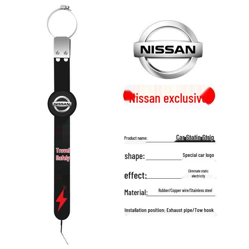 Anti-Static Car Grounding Strap for Exhaust Pipe Static Removal