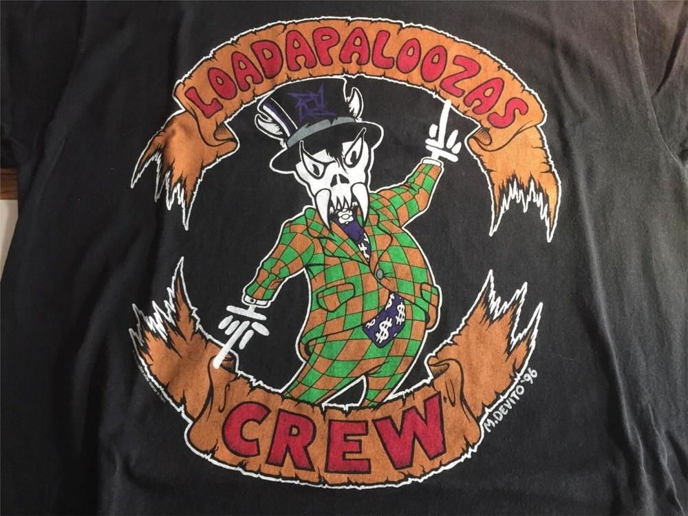

1996 Lollapalooza Loadapaloozas Crew Gift For Fan Cotton All Size T-Shirt Li1877 Unisex T-Shirt XXL