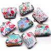 Cartoon Pattern Flamingo Coin Purse Card Bag Headset Case Wallet Women Cute