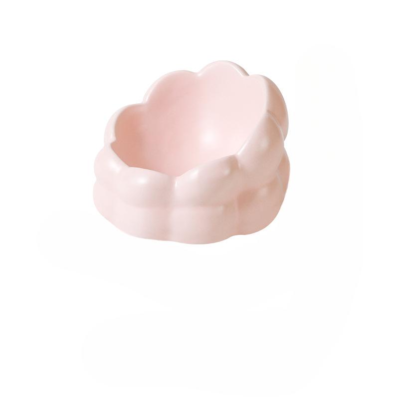 

Керамическая миска с наклонным ртом для домашних животных, большой диаметр, взаимное горлышко, противоударная миска для кормления и поения кошек, принадлежности 14*14*9 cm