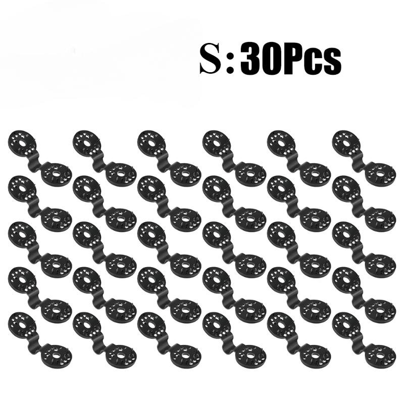 30-100pcs Shade Cloth Clips Heavy Duty Lock Grip Greenhouse Film Clip Hang Expand Instant Grommet Sunshade Net Fix Clips Tool