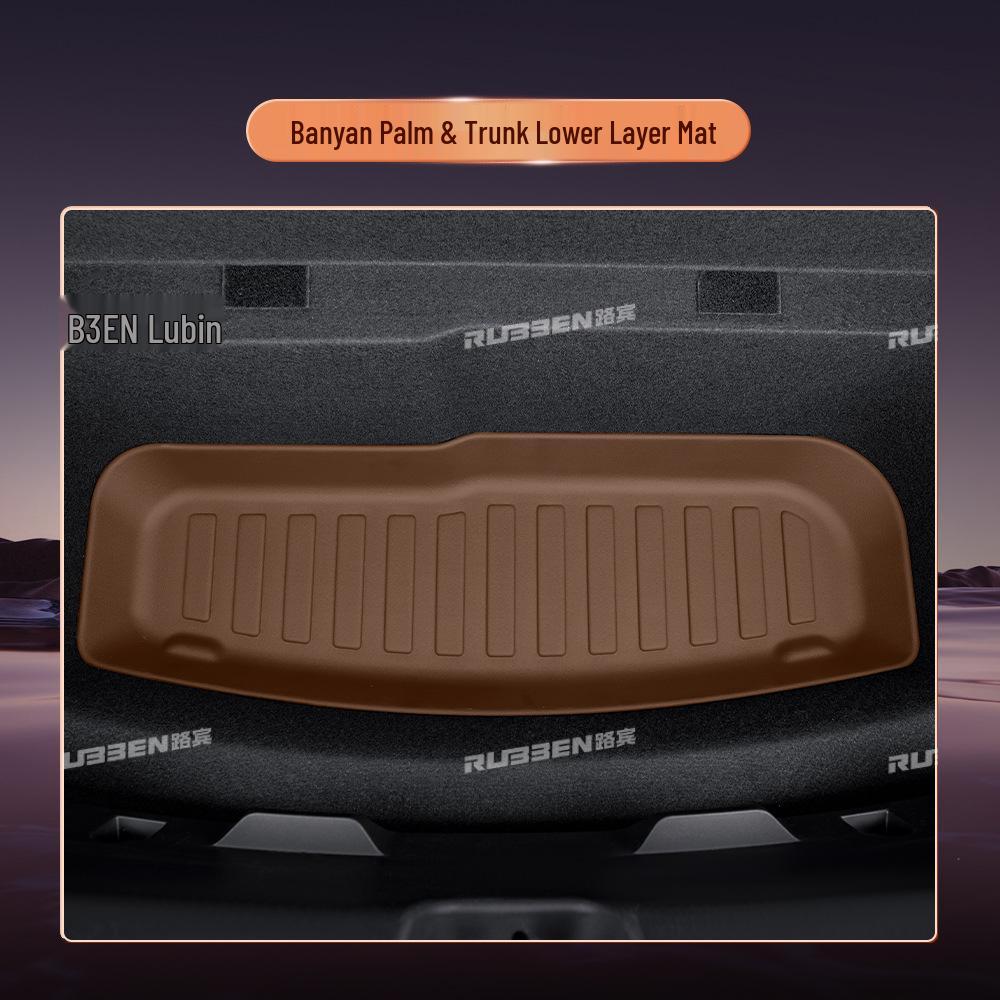 Ledao L90 TPE Semi-Enclosed Waterproof Trunk Mat - Interior Modification Accessory