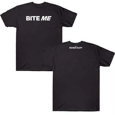 Reneé Rapp Singer Album Print Tshirts Bite Me Tshirt Cotton Soft Unisex Streetwear Short Sleeve Oneck Women T Shirt Loose Tees