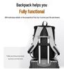 2025 Casual Sports Backpack: Large Capacity, Wet/Dry Separation for Students & Commuters