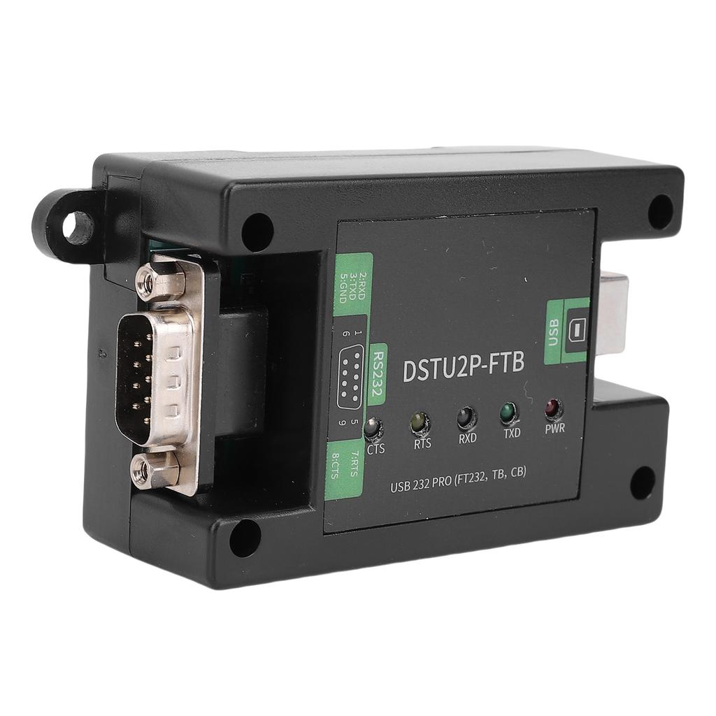 USB To RS232 PRO Serial Converter Module Integrated Power Isolation Serial Adapter Module with Rail DB9 Male USB B