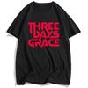 THREE DAYS GRACE Band mens 100cotton Tshirt hiphop regular style Mens Womens oversized Y2K Tee Casual Loose Outdoor Street