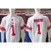 New York Giants Retro Football Jersey Short Sleeve Fan Apparel Sportswear Men