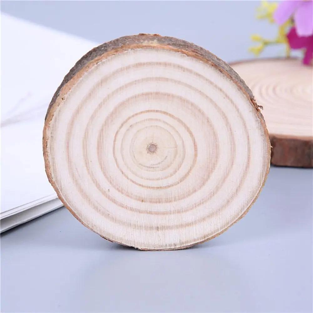 Round Tea Coffee Kitchen Accessaries Home Decor Table Decoration Wood Coasters Cup Pad Mug Mat