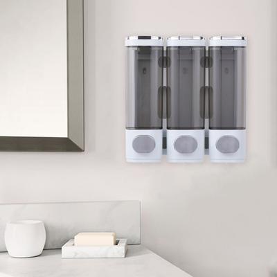 Dozownik mydła prysznicowego montowany na ścianie bez wiertarki Dozownik szamponu Pojemnik na szampon i odżywkę Artykuły łazienkowe