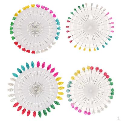 120 Pieces Ladies Flower Leaves Pins Tailor Sewing Dressmaking