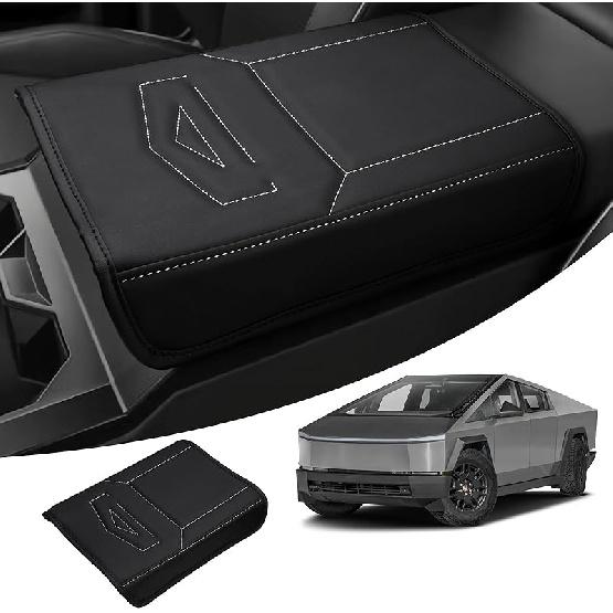 FIILINES Center Console Cover For Chevrolet Chevy Colorado/GMC Canyon 2015-, With Hidden PocketsArmrest Cover Pad Cushion Protector Colorado/Canyon