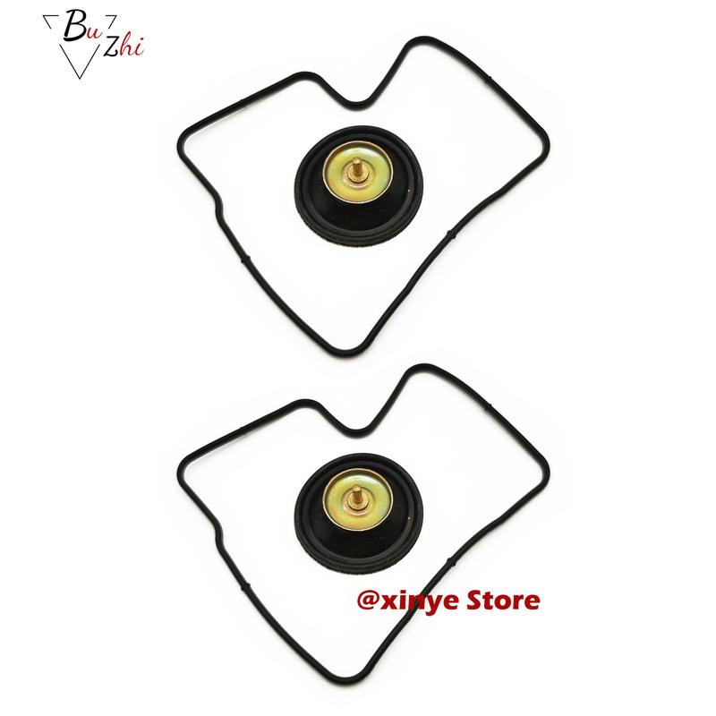 2sets Carburetor Rebuild Carb Repair Kit Diaphragm Vacuum Piston Air Cut Off Valve for Shadow VLX600 VT600C VT600CD XL 600 C CD