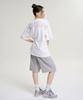 Leijibi One-Pleat Giant Fit Fresh Bermuda Pants W Melange Grey