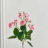 12 Heads Artificial Tea Rose Bouquet Realistic Fake Flower Multi Color For Home Wedding Hotel Photography Decoration