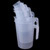 Laboratory Large-capacity Graduated Measuring Cup Transparent Water Jug Scale Cup Plastic with Lid Water Container Drink Shop