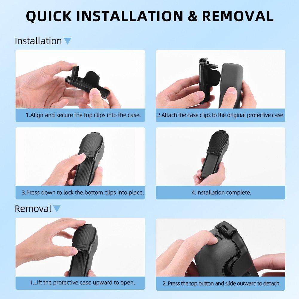 Anti-fall Original Protective Case Lid Quick Release Anti-Scratch Flip Cover Lightweight Lens Guard for DJI Osmo Pocket 3