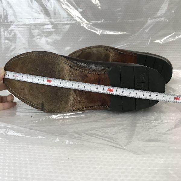 Royal Dutch Supplier VAN BOMMEL Goodyear Welt Leather U-Tip 6.5 / 25.0cm / Brown Business Shoes(USED)