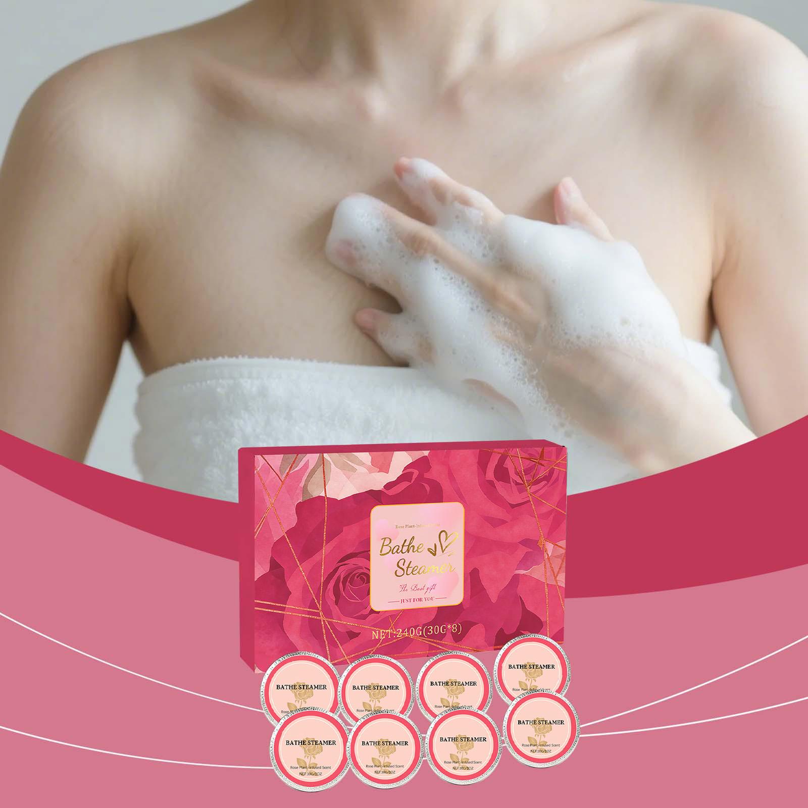 

Scented Bath Sheet (Rose) Gentle And Skin-Friendly Bath Sheet With Easy Dissolving Scented Bath one size