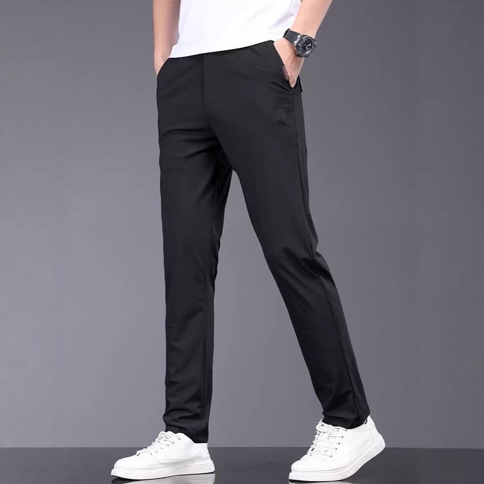 Chaolunbu summer cool men's casual pants high-end light casual pants men's summer straight men