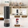 Electric Black Pepper Grinder, Stainless Steel Kitchen Tool with Reinforced Grinding Core