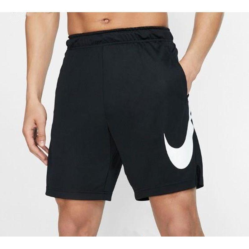 Nike Big Swoosh Logo Training Shorts Men Shorts Black CN9774-010
