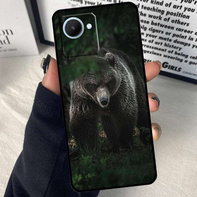 

Grizzly Bear For Realme 15 14 10 11 12 13 Pro Plus C65 C67 C71 C63 C61 C55 C51 C53 C75 GT6 GT7 Pro Case Realme C63 4G