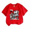Kids Boys Girls 100% Cotton Crew Neck Short Sleeve T-Shirt, Extreme Speed Racing Supercar Graphic Casual Breathable Tee for Children Summer Streetwear