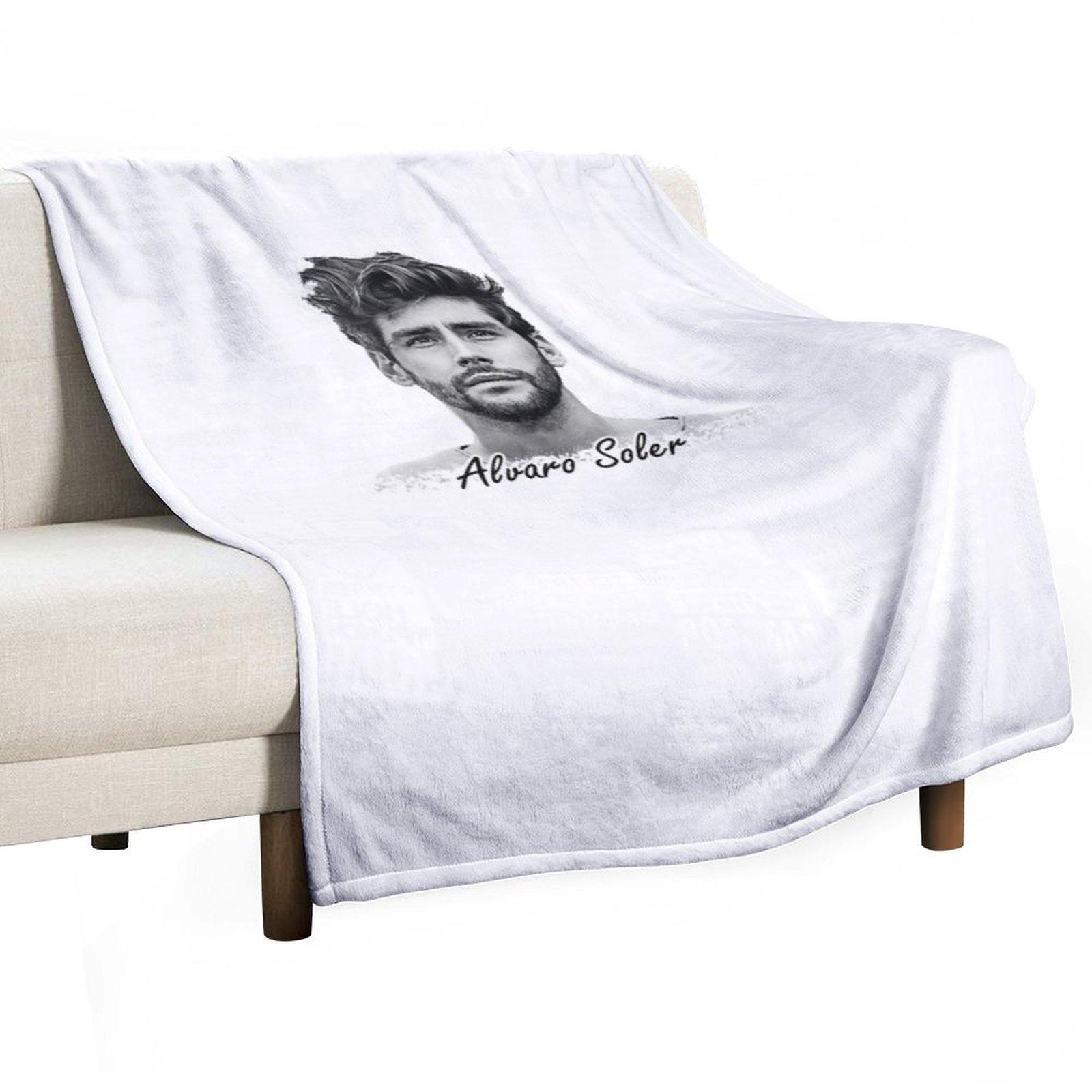 Alvaro Soler Throw Blanket Camping Sofa funny gift for babies Blankets 30x40in