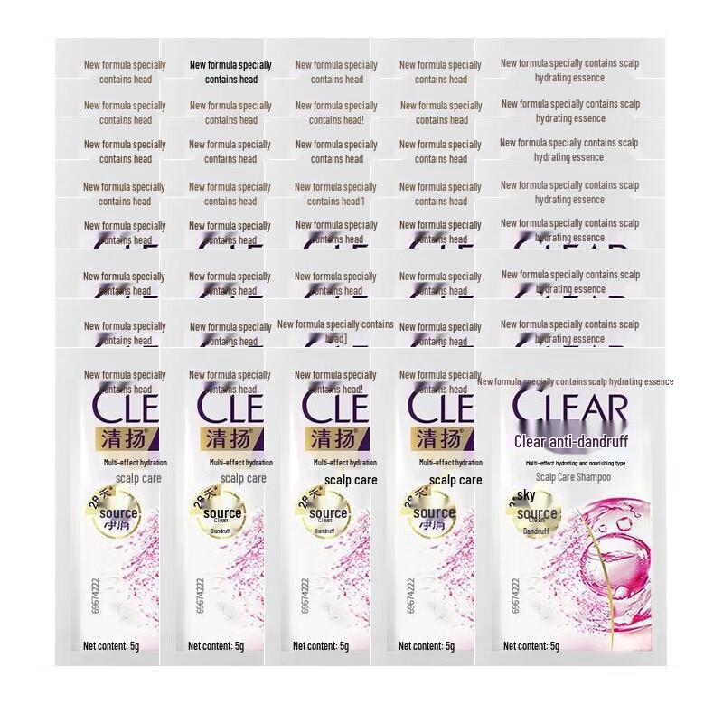 

Увлажняющий шампунь против перхоти Clear Scalp, портативная упаковка из 40 саше