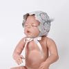 Pamut Babasapka Csipke Mintás Csecsemő Kötött Csipkesapka Kisfiúknak és Kislányoknak Pánttal