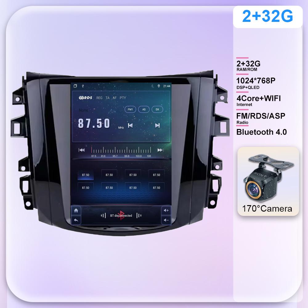 Android 14 For Nissan Navara Terra Frontier NP300 2018 -2020 Tesla Style Car Radio Stereo Multimedia Video Player 5G GPS Display