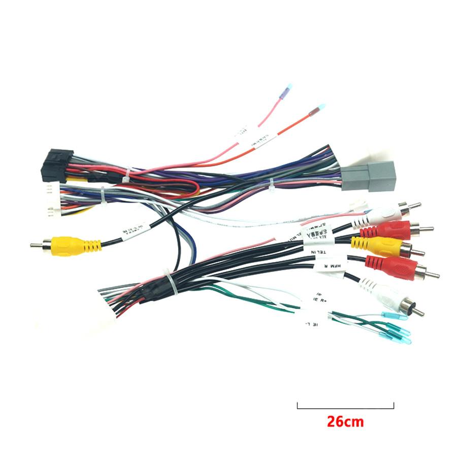 16Pin Car Stereo Audio Wiring Harness W/Canbus Box For Mitsubishi Pajero 2018-20