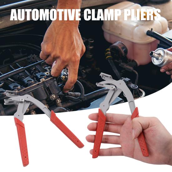 Щипці для зняття пластикових панелей автомобіля, пружинні, з нержавіючої сталі, з нековзкою ручкою, багатофункціональний інструмент для зняття кріплень салону та кузова автомобіля