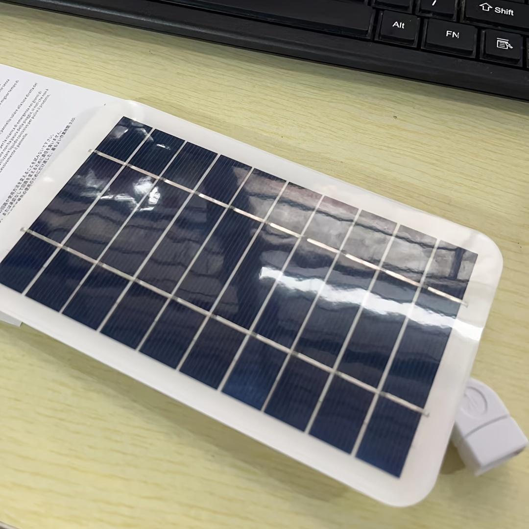 

Водонепроницаемая солнечная USB-зарядная плата - портативная, идеально подходит для путешествий на открытом воздухе и кемпинга, совместима с батареями, фонариками, вентиляторами, солнечным уничтожителем 2W-USB