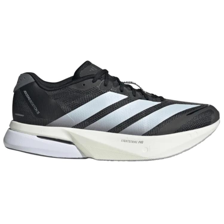 Adidas Adizero Boston 13 Black White Grey Men Sneakers Core-Black Cloud-White Grey-Five JS4938