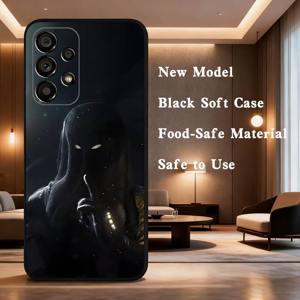 R-Rainbow Game S-Six Phone Case For Samsung Galaxy A73,31,32,72,41,53,52,71,22,5G,Note,J7,8,9 Soft Black Cover