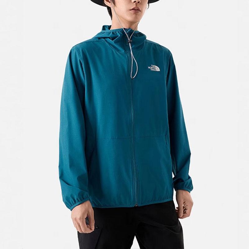 THE NORTH FACE ZEPHYR Breathable, Waterproof And Windproof Sun Protection Clothing Men's Blue NF0A7WCY-O0X