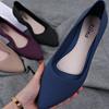 Fashion Pointed Shallow Wedges pumps women shoes 2025 spring autumn shoes women Elegant Casual Work Low heel Slip Casual ladies shoes889