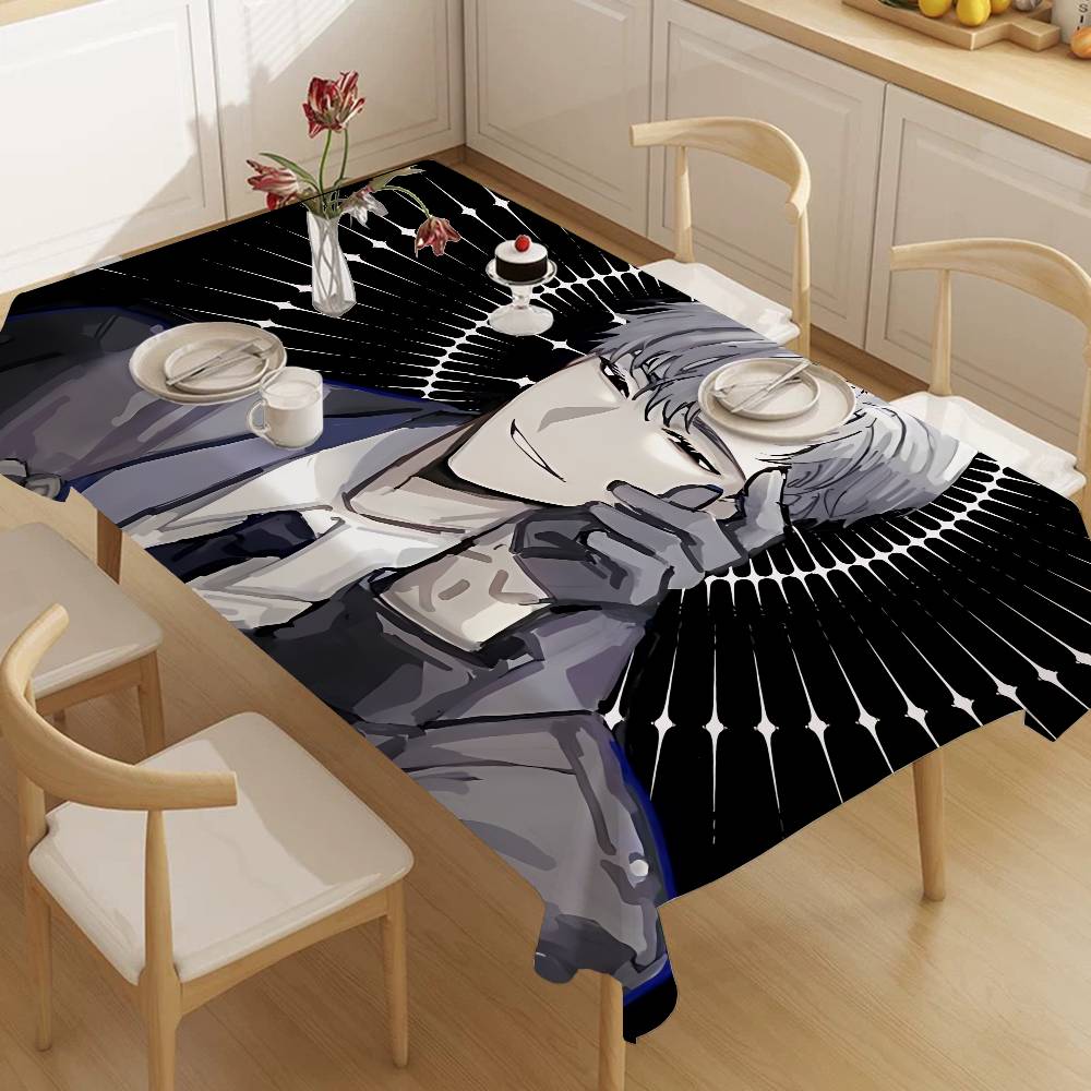 Passion Bl Anime Pattern Tablecloths Summer Washable Picnic Party Rectangle Table Cover Home Dining Decor